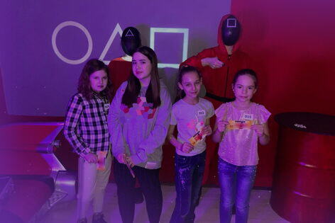 Квест-анимация «Игра в кальмара» от Квестики